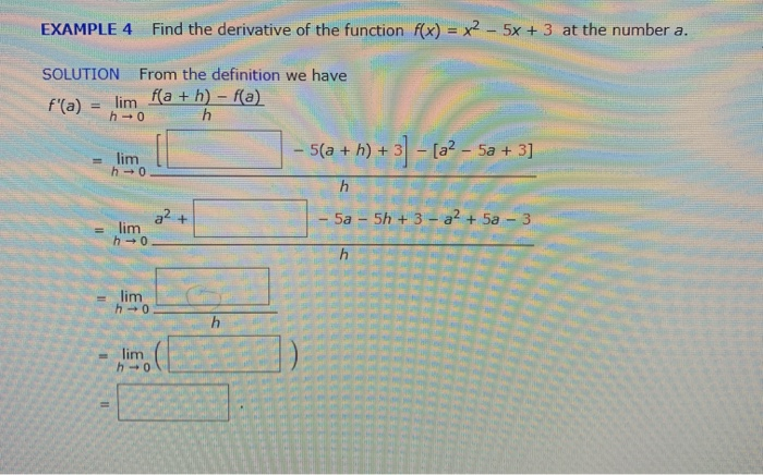 Solved Find The Derivative Of The Function Fx X2 5x 3 4209