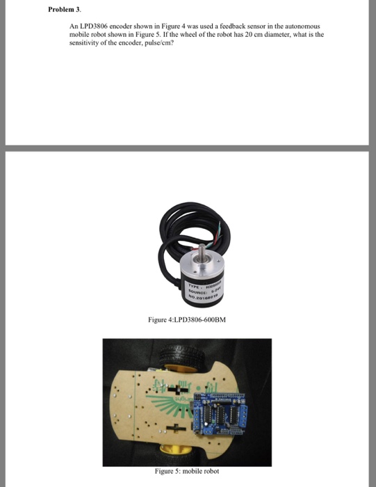 Solved Problem 3. An LPD3806 encoder shown in Figure 4 was | Chegg.com