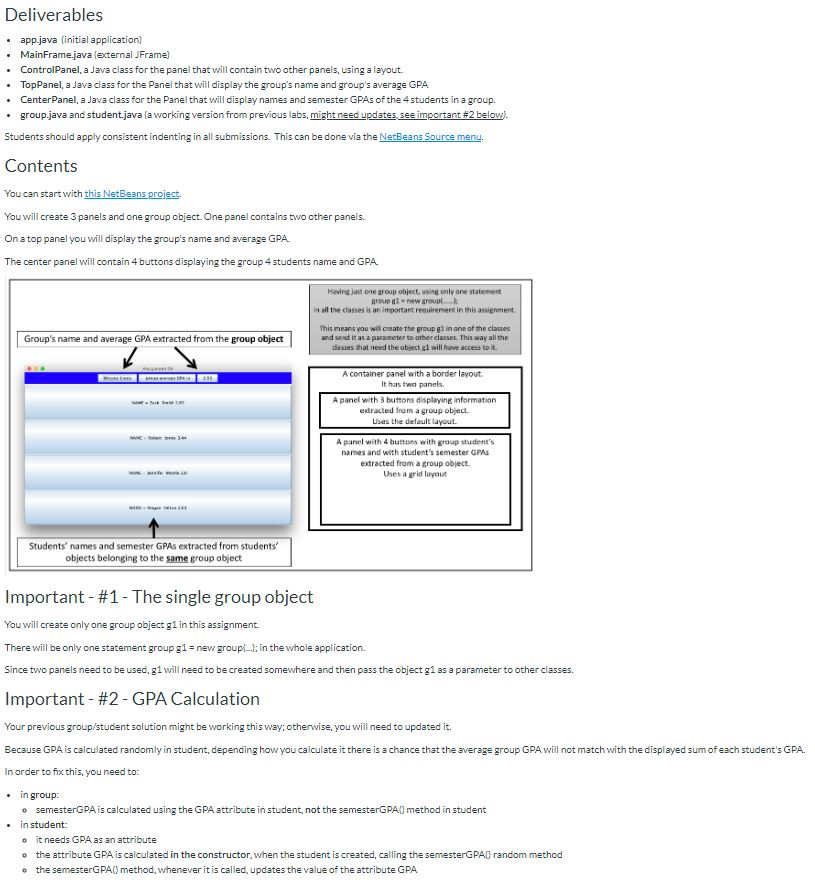 (Solved) : Deliverables Appjava Initial Application Mainframejava ...
