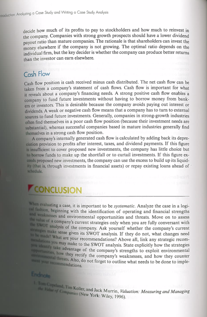 Case Study Analysis The Case Study Analysis Approach Chegg 