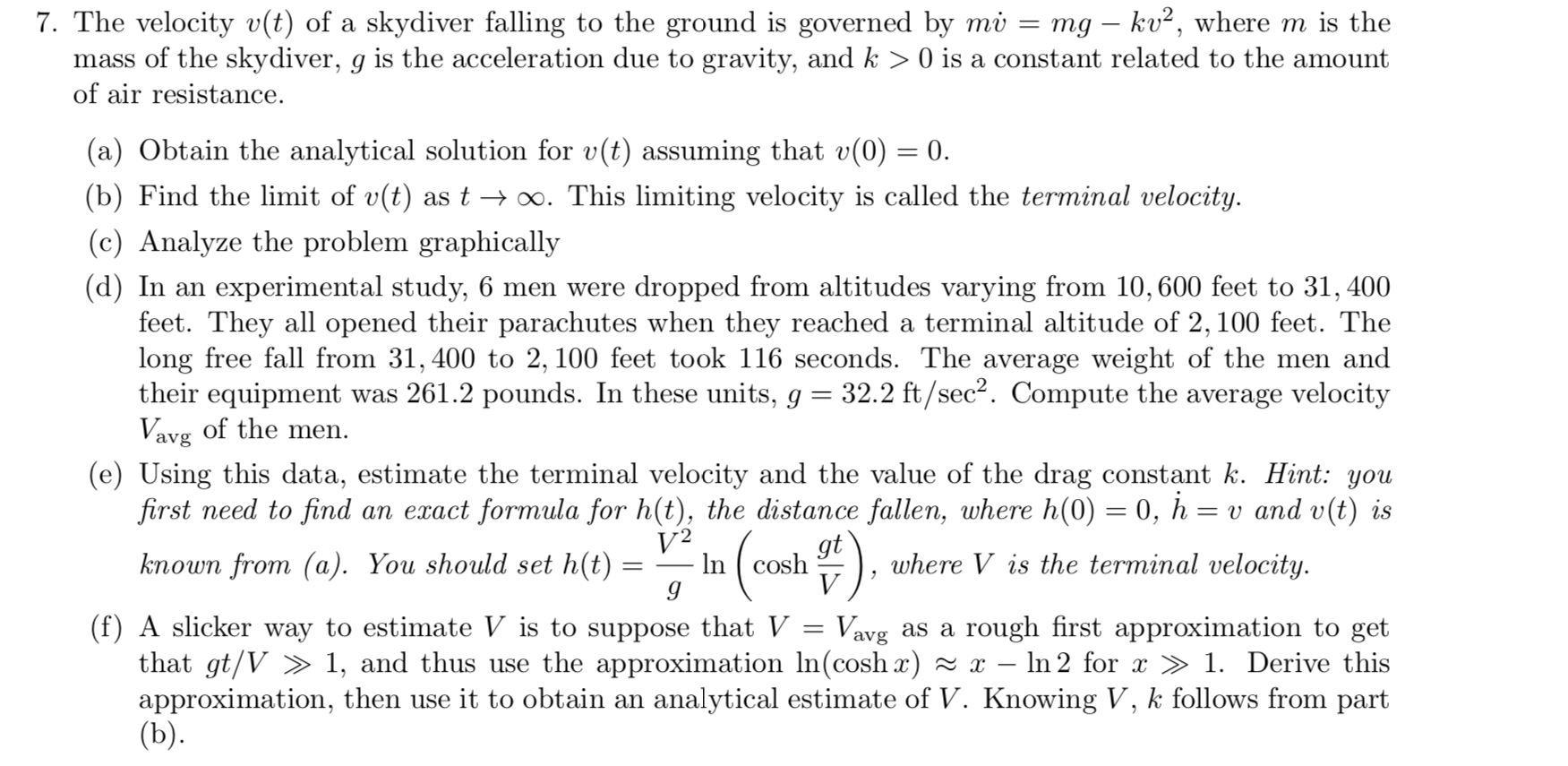 Solved If You Cannot Answer All Six Parts Please Just An Chegg Com