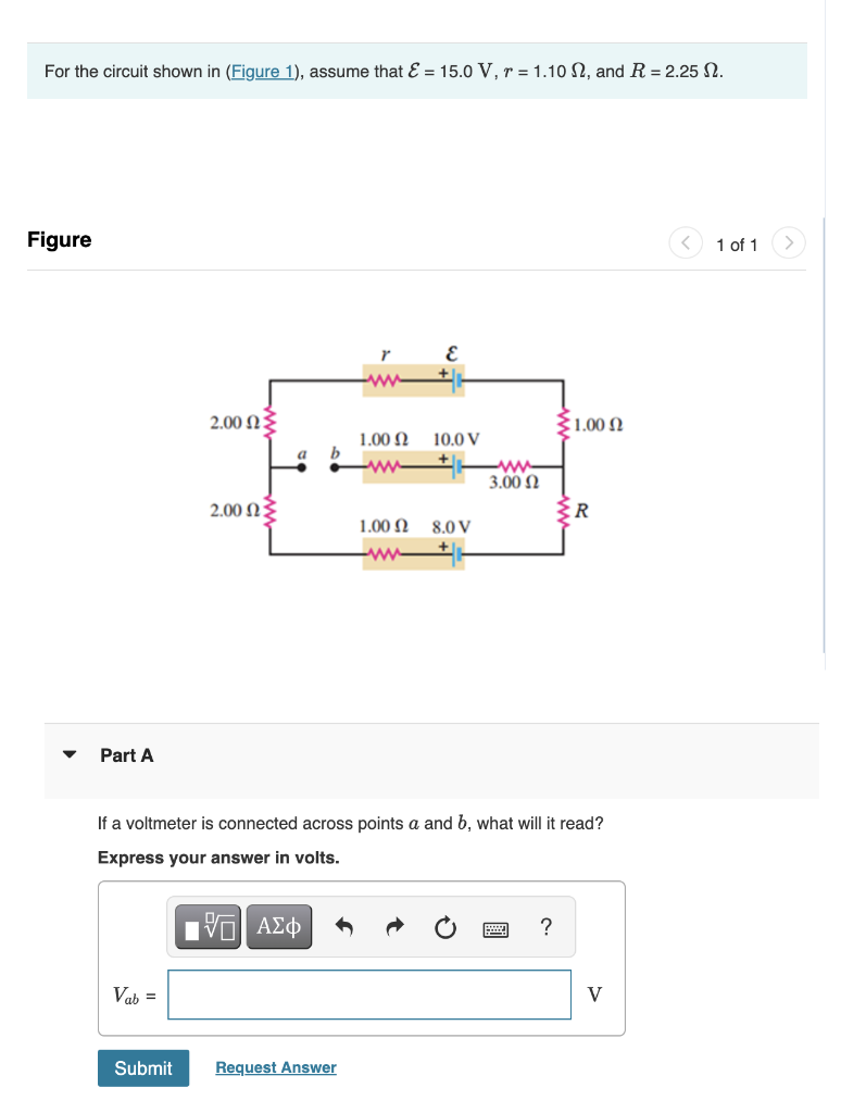 Solved For The Circuit Shown In (Figure 1), Assume That | Chegg.com