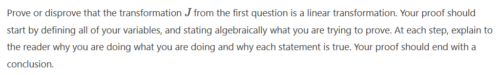 Solved J:P1(R)→W where W⊆P2(R) and where J is the | Chegg.com