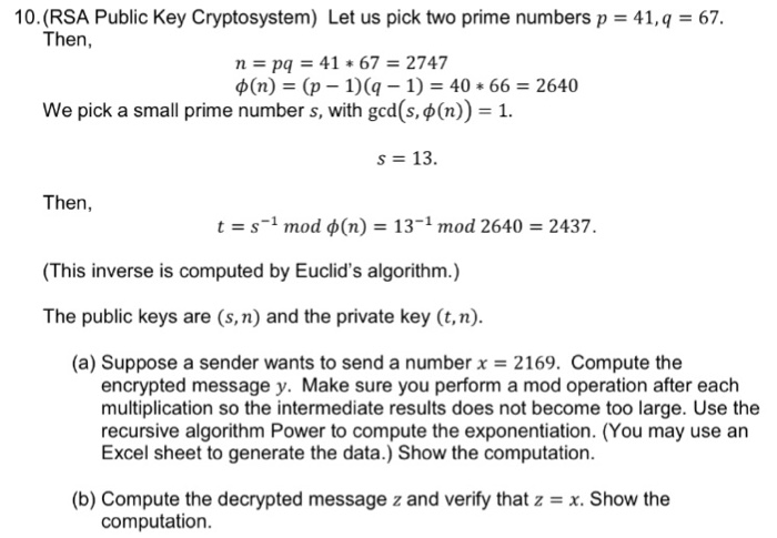 solved-10-rsa-public-key-cryptosystem-let-us-pick-two-chegg