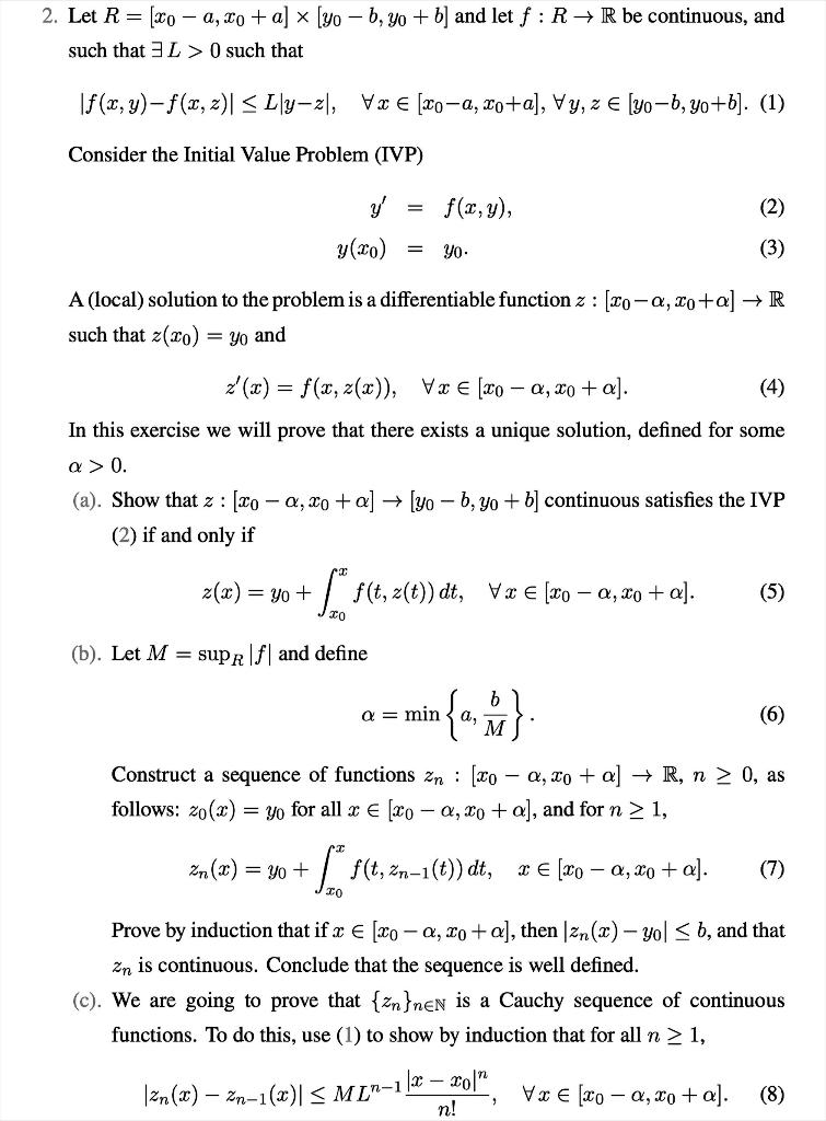 Solved 2 Let R Xo A To A Yo B Yo B And Let Chegg Com