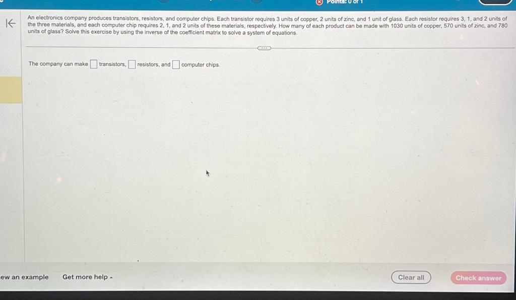 Solved An electronics company produces transistors, | Chegg.com