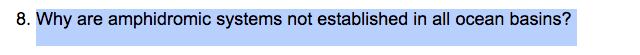 Solved 8. Why are amphidromic systems not established in all | Chegg.com