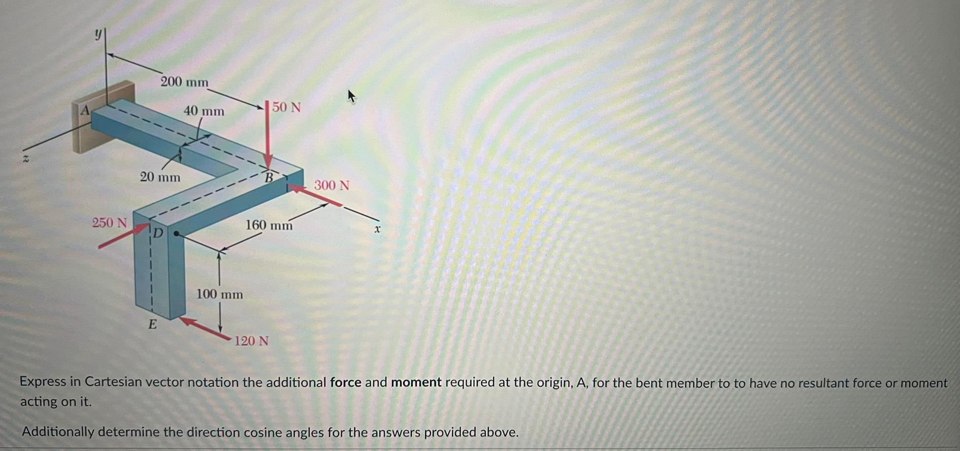 Solved Express in Cartesian vector notation the additional | Chegg.com