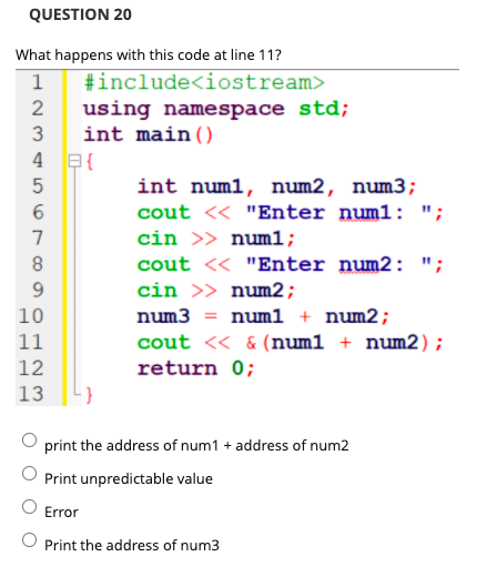 Solved QUESTION 18 can be used as pointers. All of these | Chegg.com