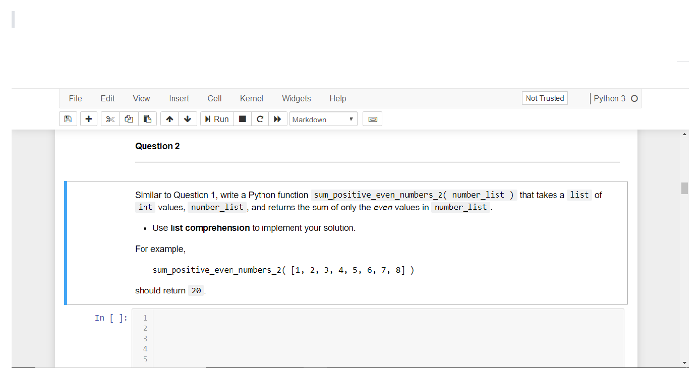 Solved Similar to Question 1, write a Python function | Chegg.com