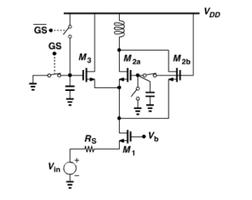 Design the gain switching network for two 3-dB steps. | Chegg.com