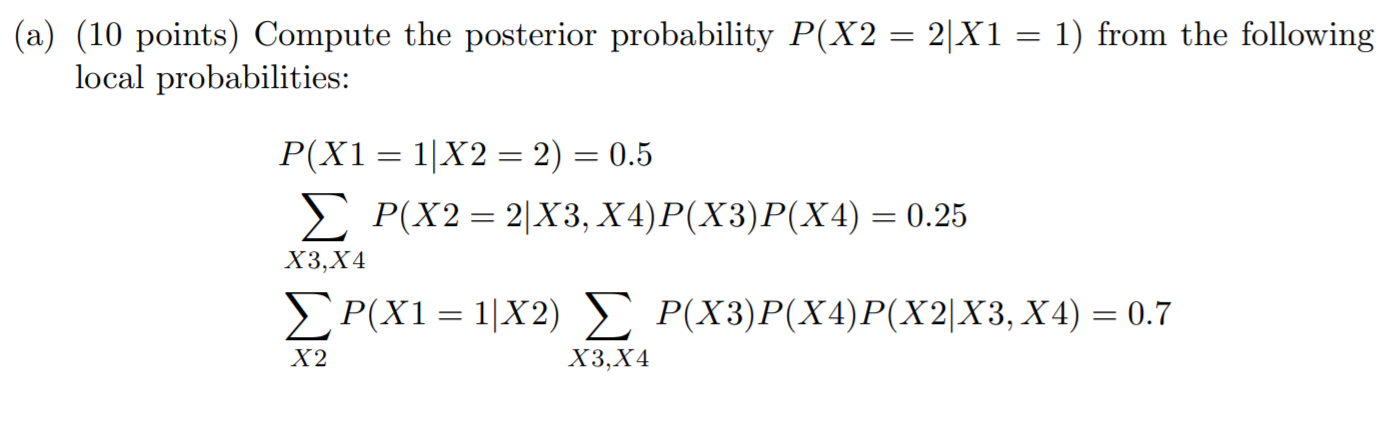 Solved In this problem, you will compute some probabilities | Chegg.com