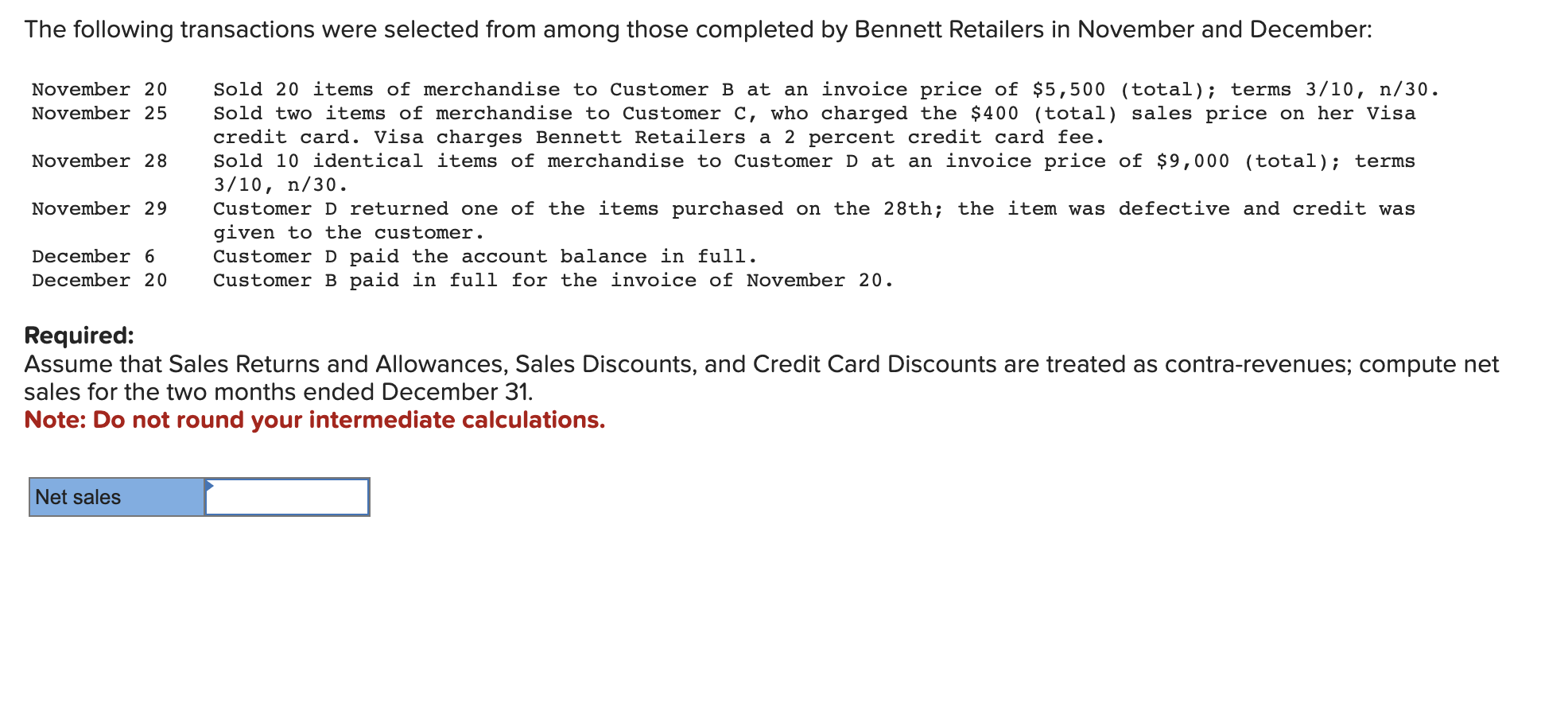 Solved Assume that Sales Returns and Allowances, Sales | Chegg.com