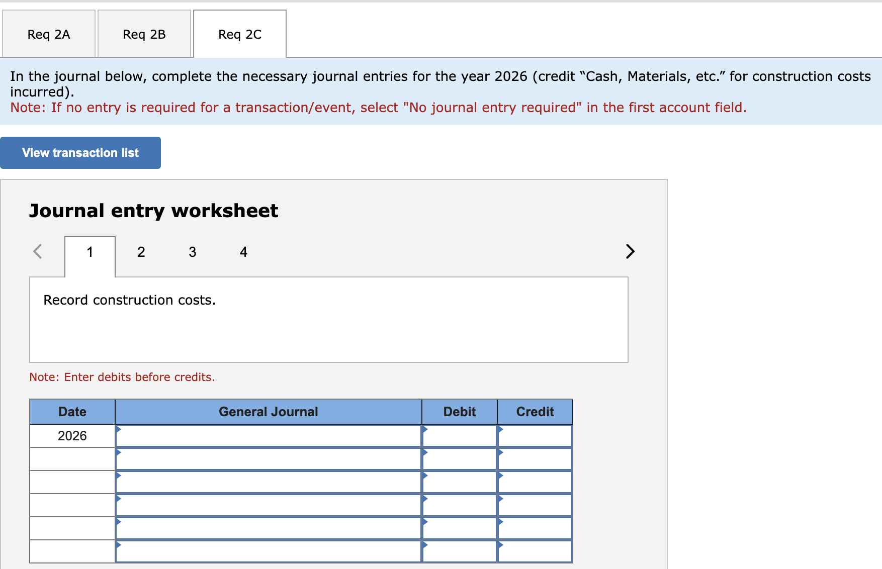 Solved In the journal below, complete the necessary journal | Chegg.com