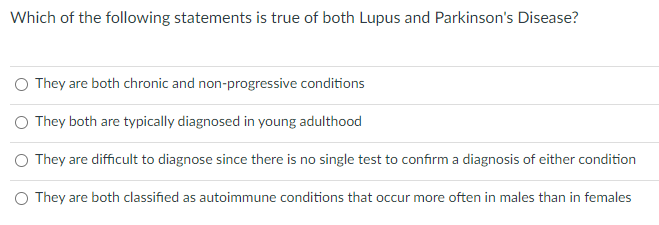 Solved Which of the following statements is true of both | Chegg.com
