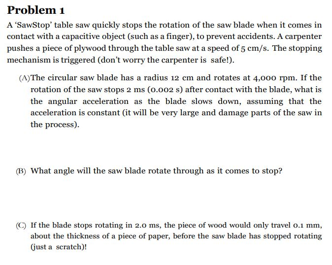 Sawstop Table Saw Problems