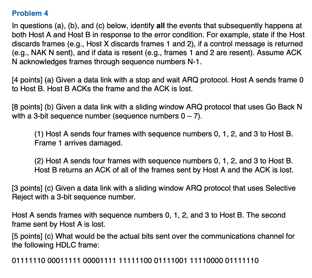 Problem 4 In Questions (a), (b), And (c) Below, | Chegg.com