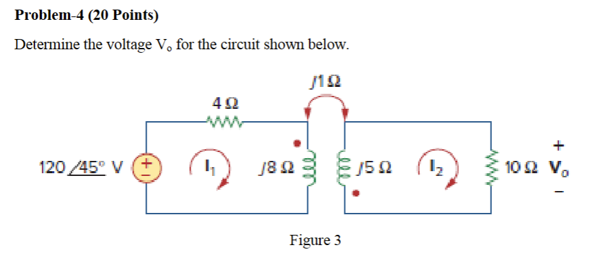 Solved Determine the voltage Vo for the circuit shown below. | Chegg.com