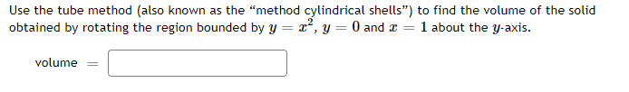 Solved Use the tube method (also known as the 