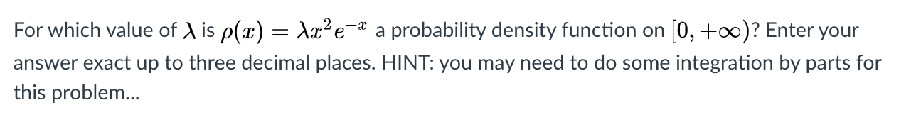 Solved For Which Value Of Lis P X Lae E A Probability Chegg Com