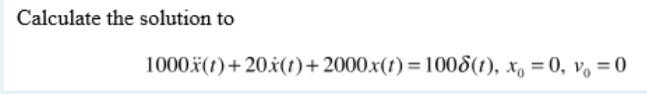 Solved Calculate the solution to | Chegg.com