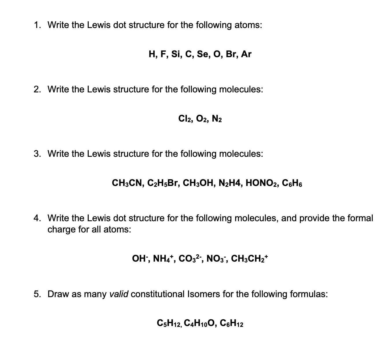 ch3oh lewis dot structure