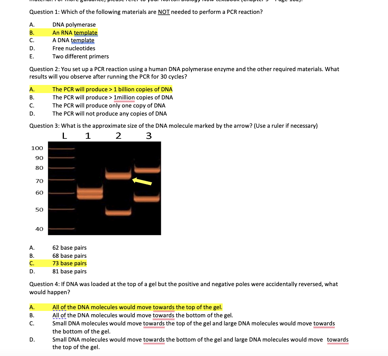 Solved Question 1: Which of the following materials are NOT 