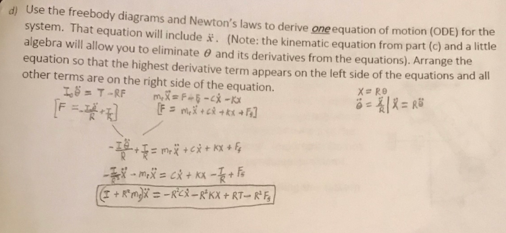 Solved For the system shown in the figure, the input is the | Chegg.com