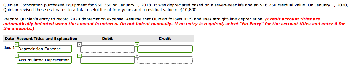 Solved Quinlan Corporation purchased Equipment for $60,350 | Chegg.com