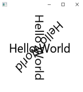 Solved Use RotateText.java to produce this | Chegg.com