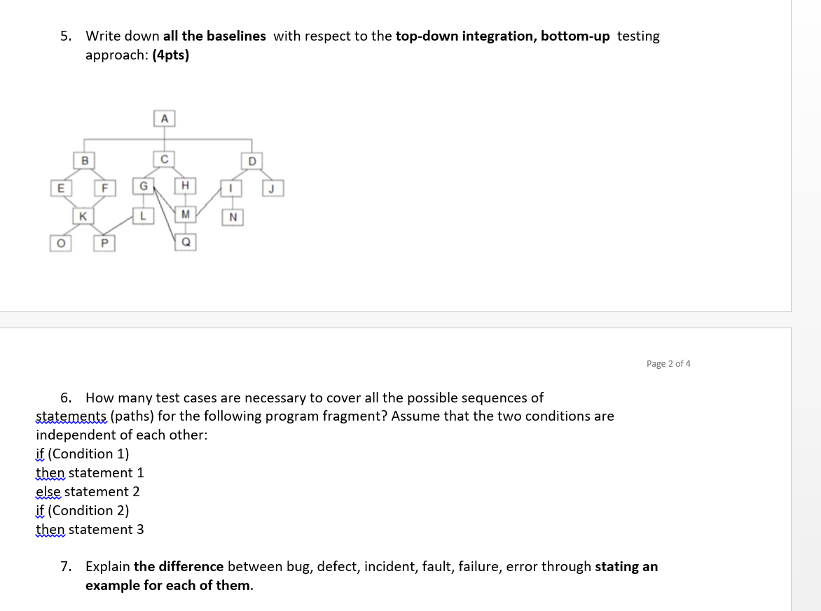 Solved Points Each S Given The Following Decision Chegg Com