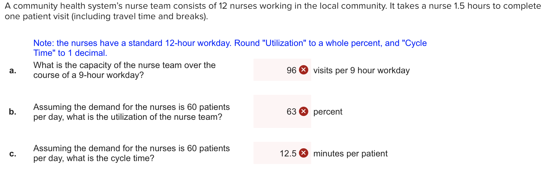 Solved A Community Health System S Nurse Team Consists Of 12 Chegg Com