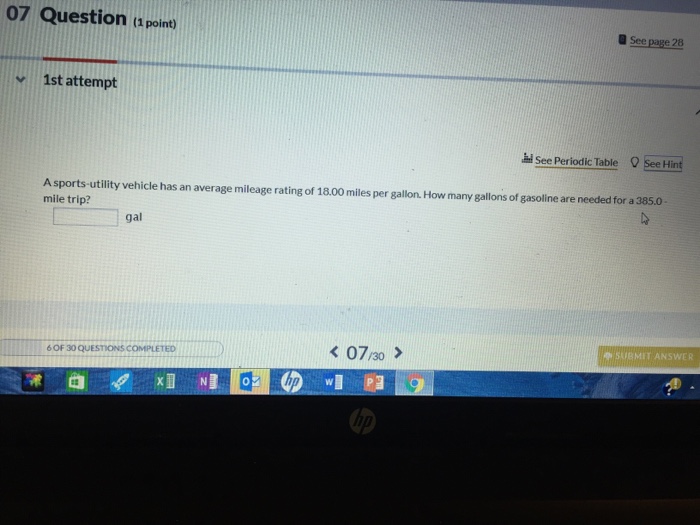 Solved 07 Question (1 point) a See page 28 1st attempt see | Chegg.com