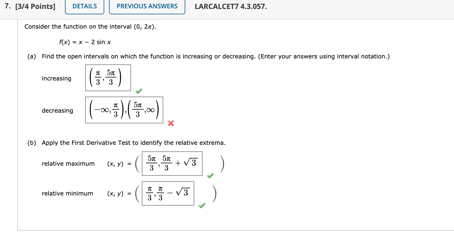 Solved 7 34 Points Details Previous Answers Larcalcet7 9905