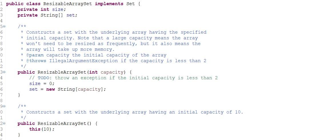 Solved PLEASE FINISH THE METHODS IN JAVA CODE. | Chegg.com