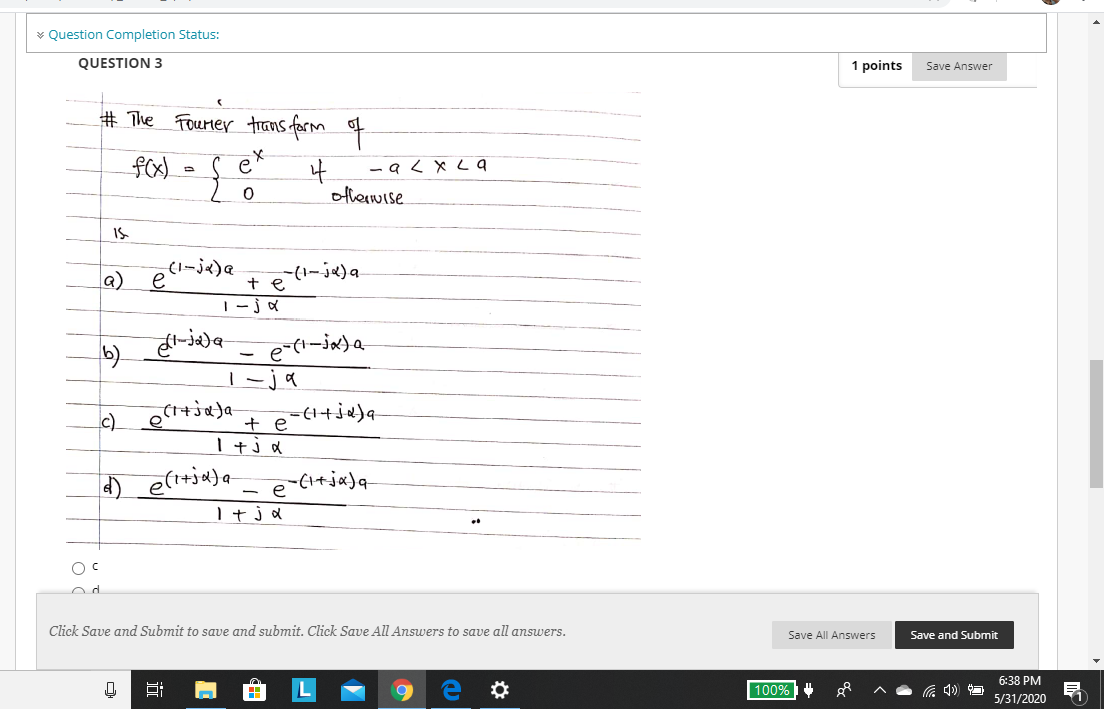 Solved Question Completion Status: QUESTION 3 1 points Save | Chegg.com
