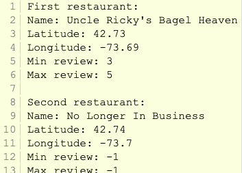 Solved restaurant.py ''' Demonstration example to build a | Chegg.com