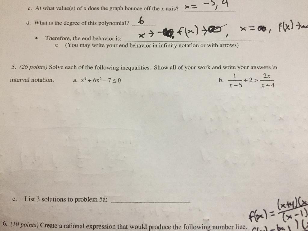 Solved 5. (26 points) Solve each of the following | Chegg.com