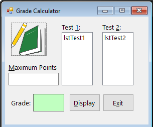Solved I need help my code doesn't seem to work for visual | Chegg.com