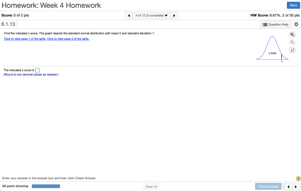 Solved Homework: Week 4 Homework Save Score: 0 of 2 pts 4 of | Chegg.com