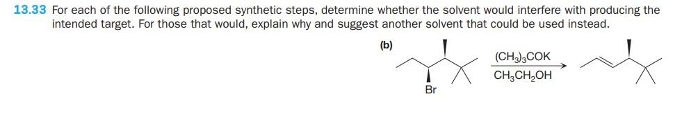 Solved 13.33 For each of the following proposed synthetic | Chegg.com