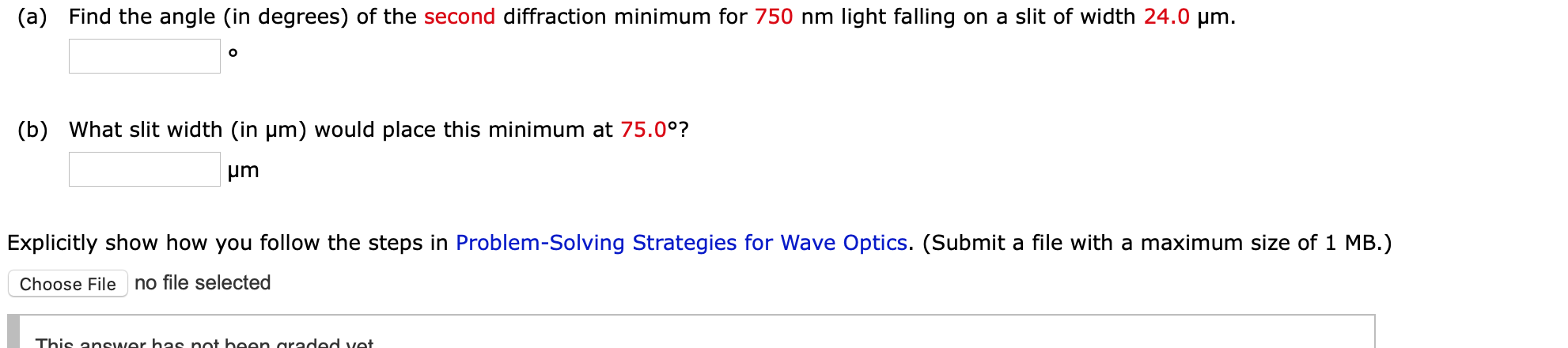 Solved (a) Find the angle (in degrees) of the second | Chegg.com