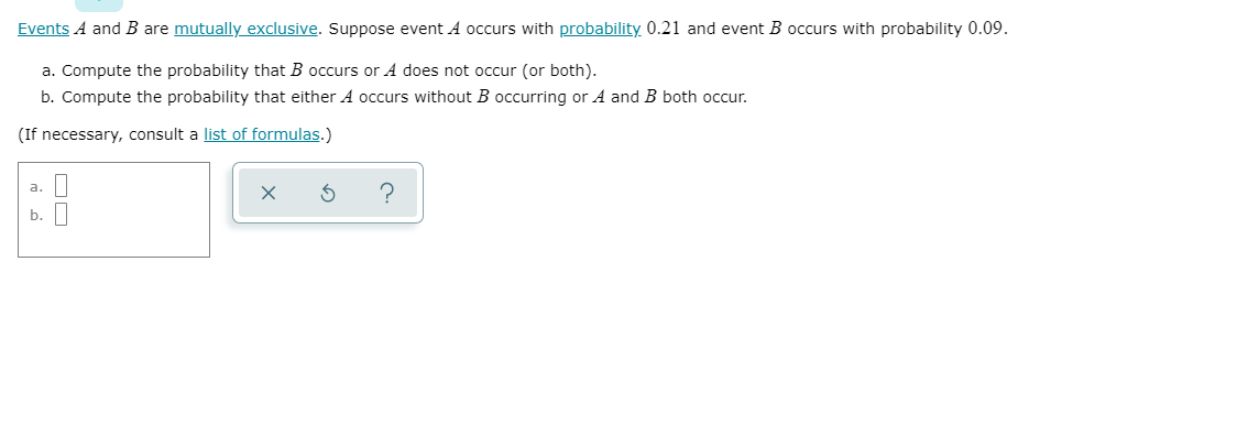 Solved Events A And B Are Mutually Exclusive. Suppose Event | Chegg.com