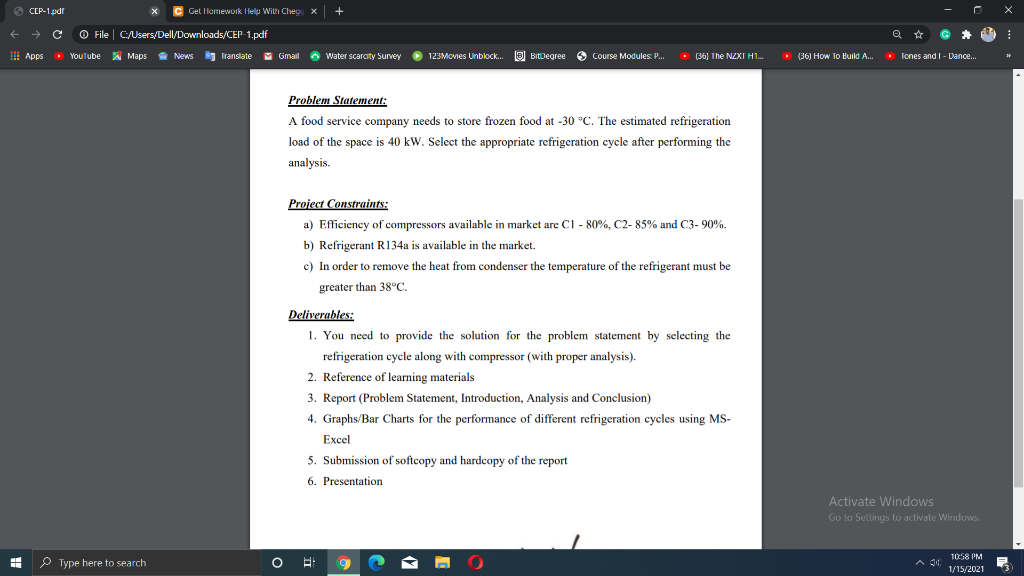 CEP 1.pdf C Get Homework Help With Chex e C 01 File Chegg