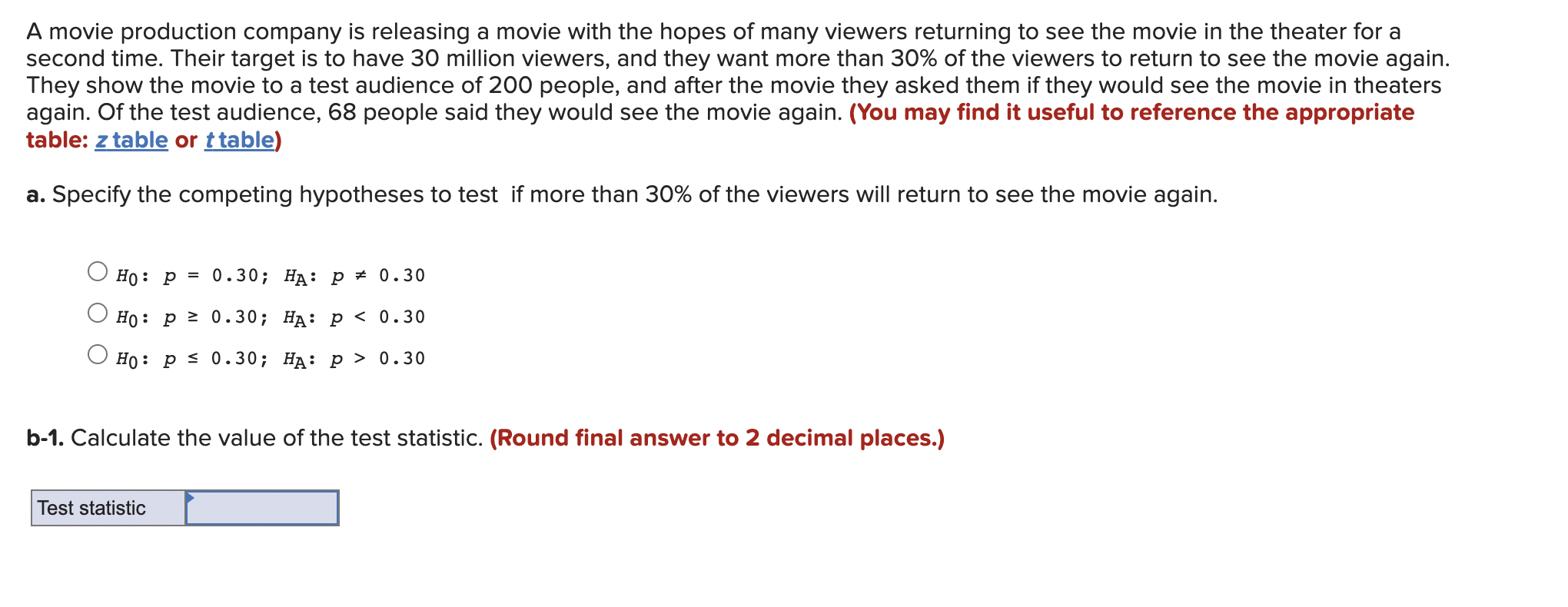 Solved A movie production company is releasing a movie with | Chegg.com
