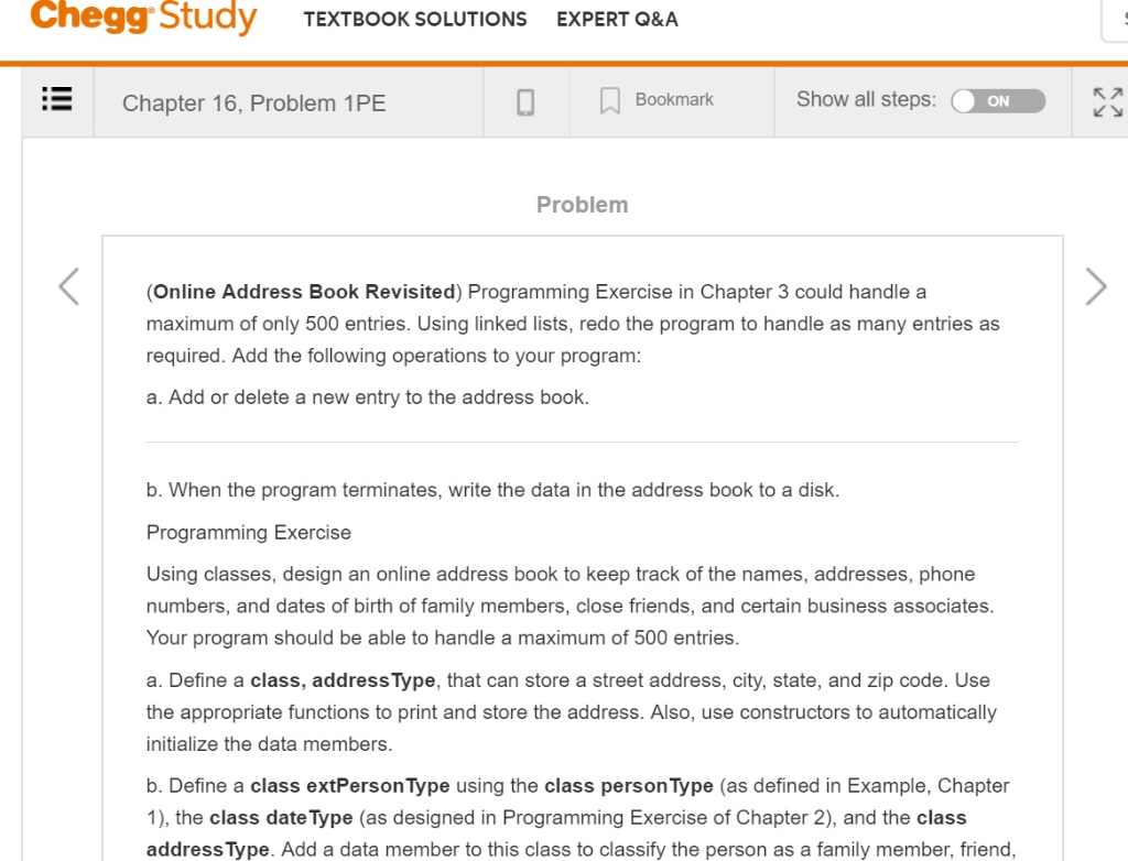 Solved This question is from: C++ Programming : Program | Chegg.com