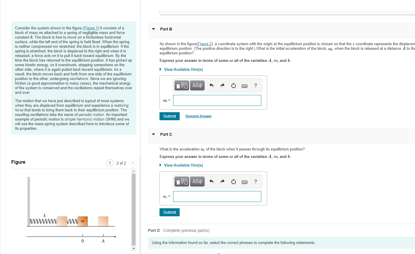 Solved Review Part B As Shown In The Figure(Figure 2), A | Chegg.com