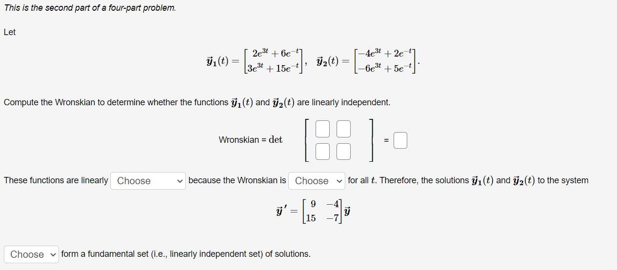 Solved This Is The Second Part Of A Four-part Problem. Let | Chegg.com