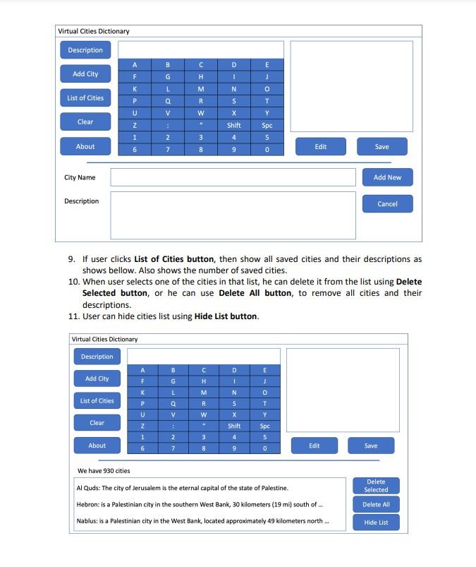Solved ==> Please I want FULL CODE (JAVA CODE). The | Chegg.com