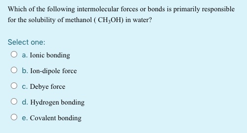 Solved Which of the following nonpolar molecules has the Chegg